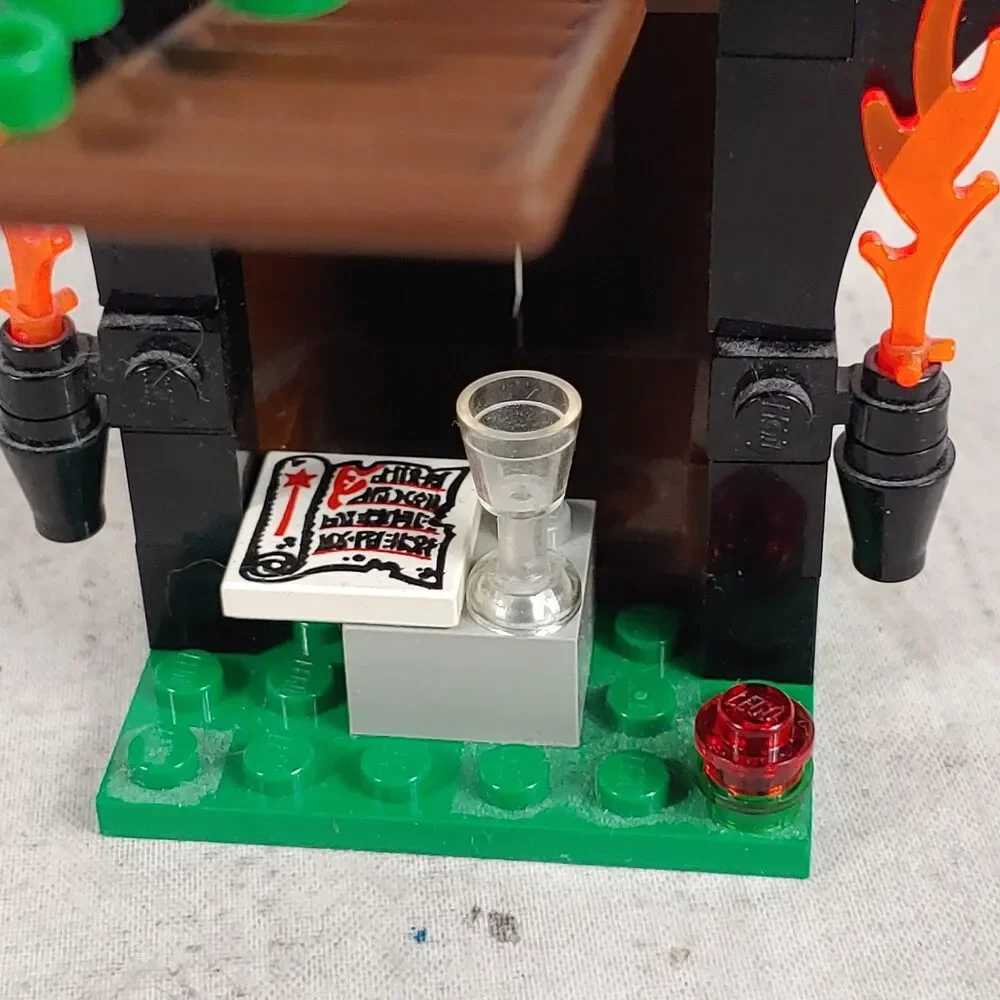 90% Complete - LEGO Dragon Masters: 6020 Magic Shop - Missing Parrot, Barrel Etc